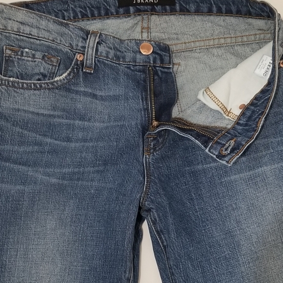 J BRAND JEANS Aidan Boyfriend/Roll Up Distressed Size 25 - Picture 4 of 5